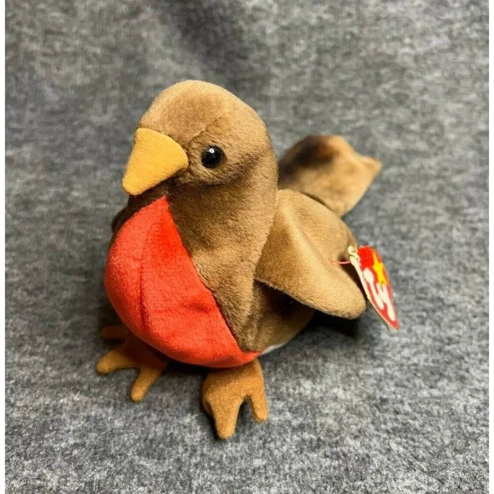 1997/1998 Early the Robin - Ty Beanie Baby, Retired March 20th 1997